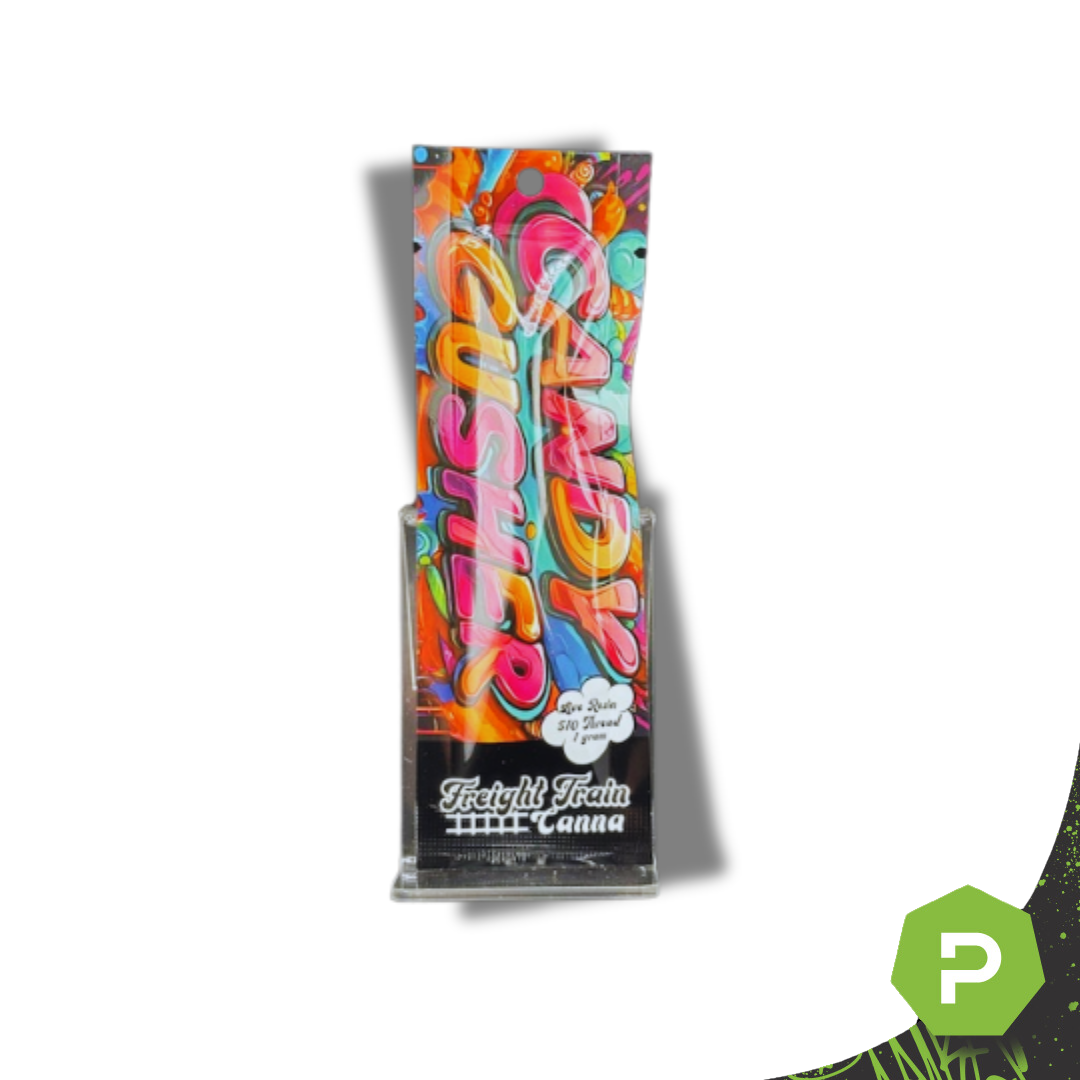 Photograph of product: Freight Train Canna Live Resin 510 Cartridge | Candy Gushers