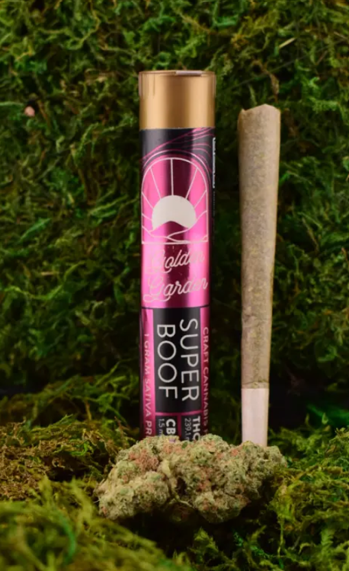 Photograph of Product: Golden Garden | Super Boof | Preroll