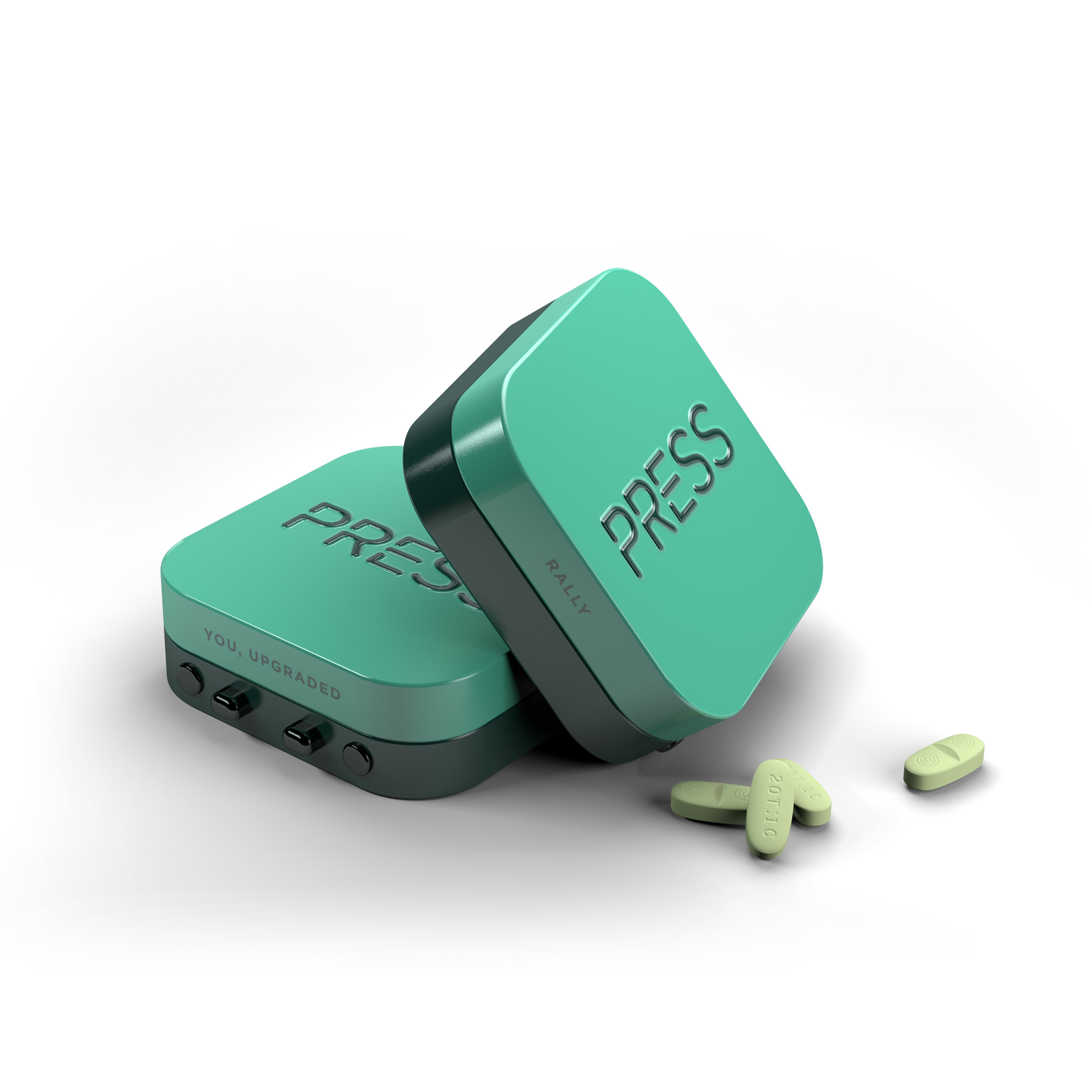 Photograph of product: (SALE) Press - Rally Tablets 15pk (TH-oui:CBD) 150mg