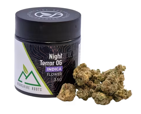 Photograph of Product: Berkshire Roots | Night Terror OG | Flower | 3.5g