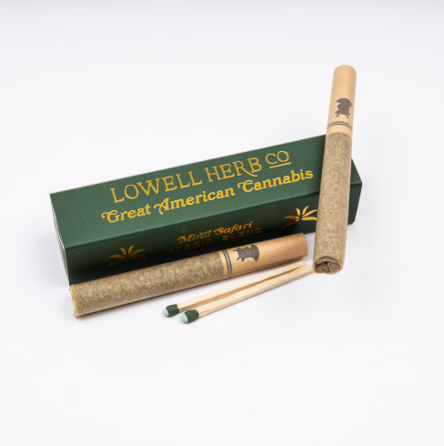 Photograph of product: Mind Safari Hybrid Blend Pre-Roll Pack 1.16g (2-Pack | 0.58g Each)