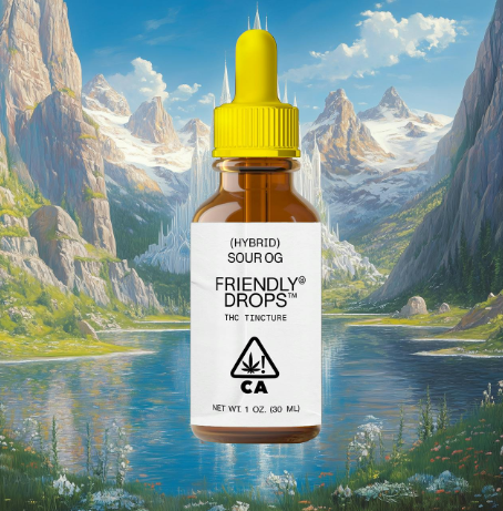 Photograph of product: Friendly Brand   Sour Og Tincture   1000 Mg