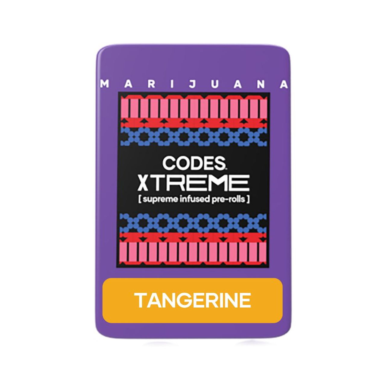 Photograph of product: CODES - DIESEL LAB X TANGERINE 3PK 0.7G INFUSED Oui'd