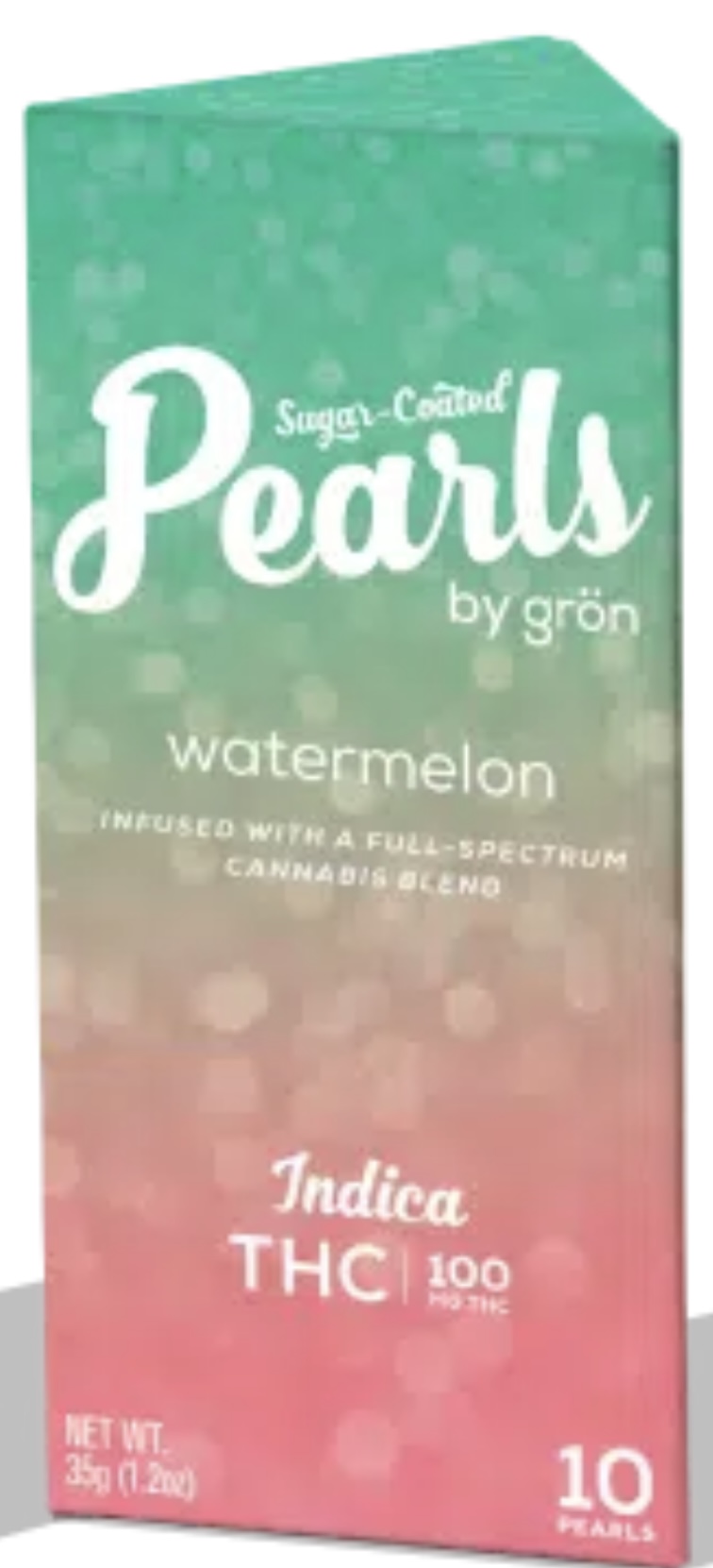 Photograph of product: Gron / Watermelon Pearls / 100mg Edibles.