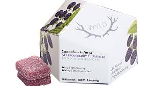 Photograph of product: Wyld - Marionberry TH-oui - 100mg (Oui'd) Gummy