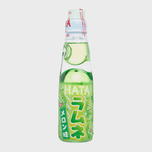 Photograph of product: Unmedicated Snacks/Drinks - Hata Ramune Cantaloupe 200ml (Japan)