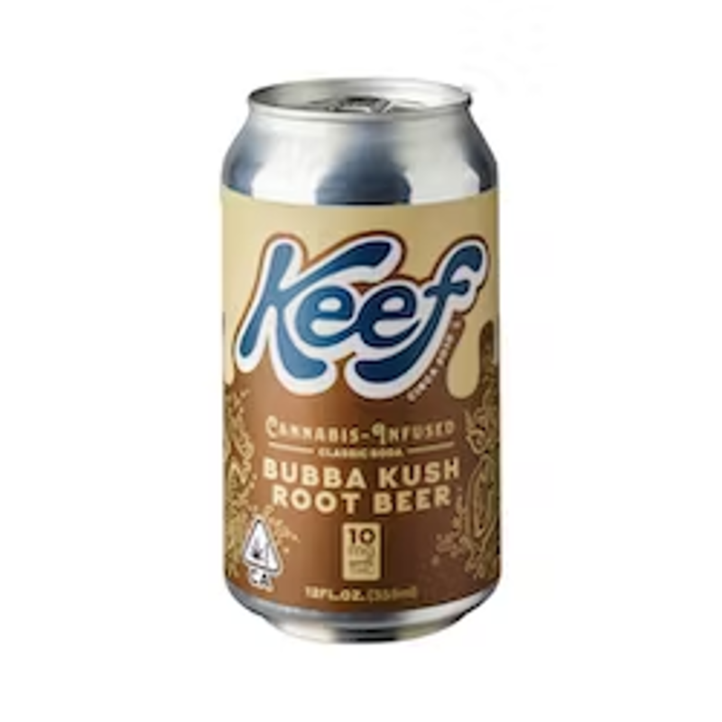 Photograph of product: Keef Classic 10mg Bubba Kush Root Beer