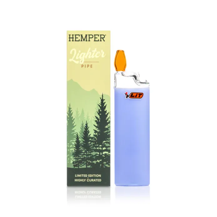 Photograph of product: Hemper Lighter-Shaped Steamroller Pipe