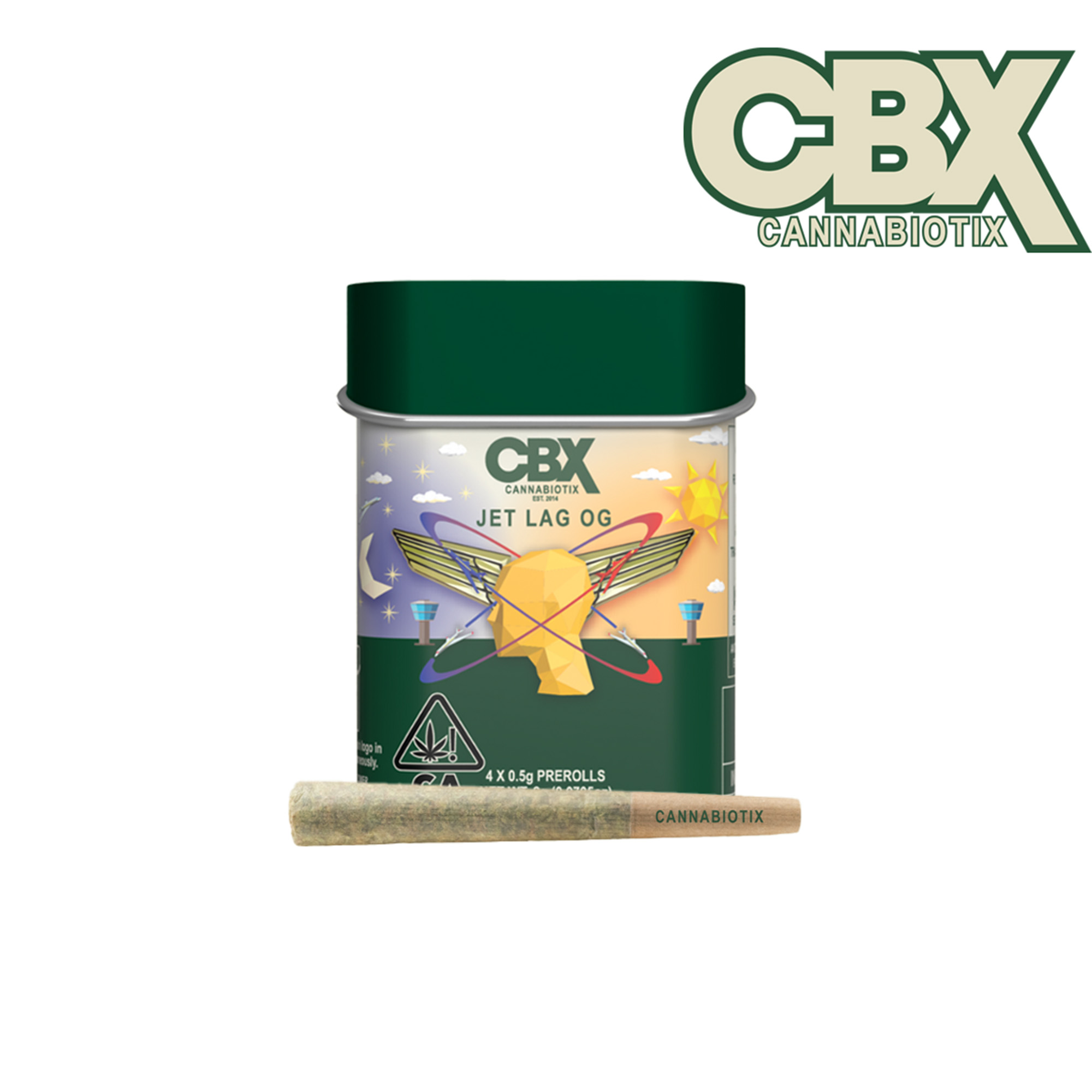 Photograph of product: Jet Lag OG Pre-Roll Pack (4pk)