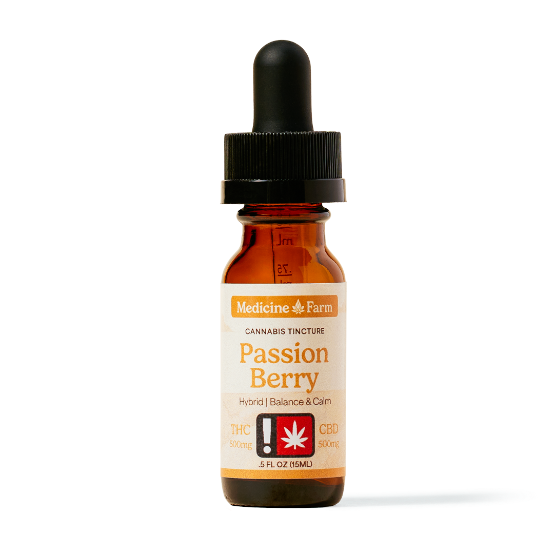Photograph of product: Passion Berry | 0.5oz | Alcohol-Free Tincture | 1:1 Hybrid