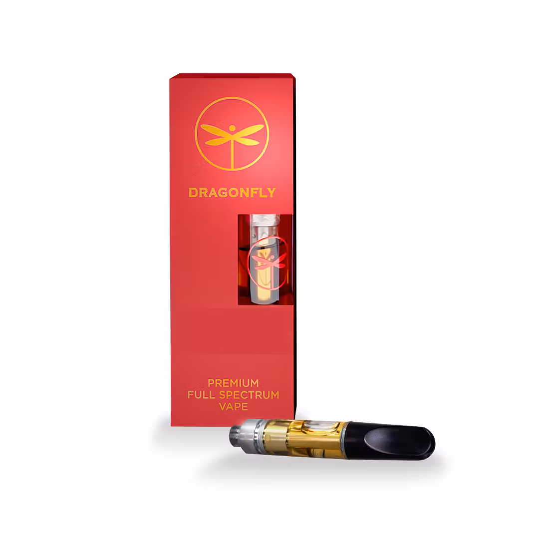 Photograph of Product: Dragonfly | Strawberry Cough Vape Cartridge, 1g