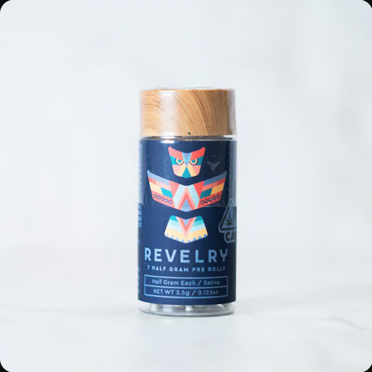 Photograph of product: Revelry l Forbidden Fruit Cake Pre Roll l 7pk l 3.5g