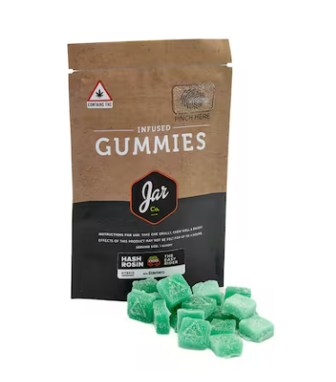 Photograph of product: Jar Co. - Mixed Berry au chocolat Rosin Gummies 5MG ea