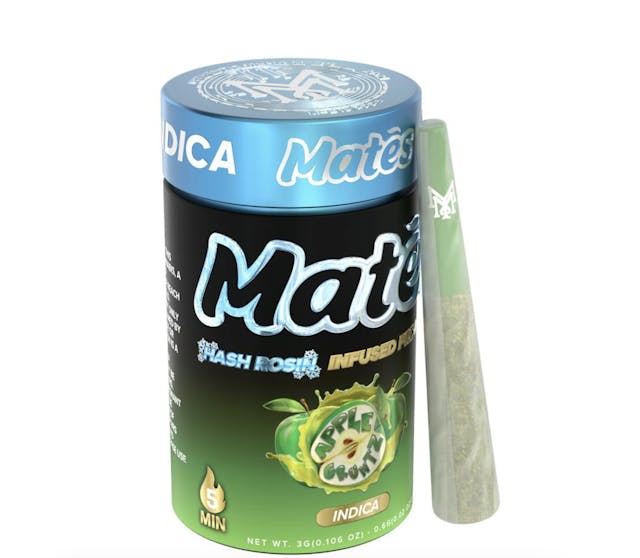 Photograph of product: Apple Gruntz au chocolat Rosin Mates Pre-Rolls - 