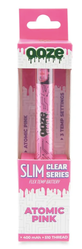 Photograph of product: Ooze Slim Clear Series 510 Battery - Various Colors