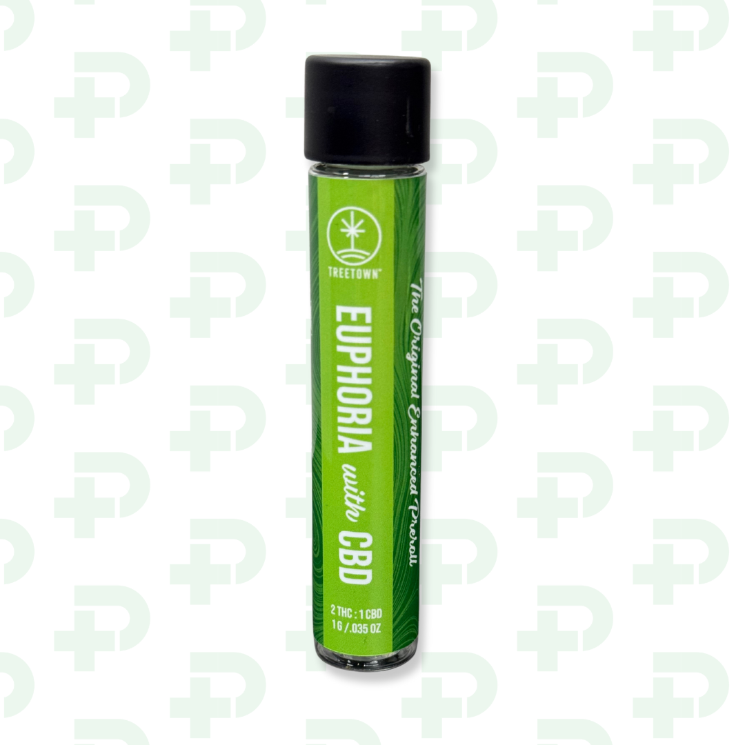 Photograph of product: Treetown Enhanced Prerolls - Euphoria W/ 2:1 TH-oui:CBD