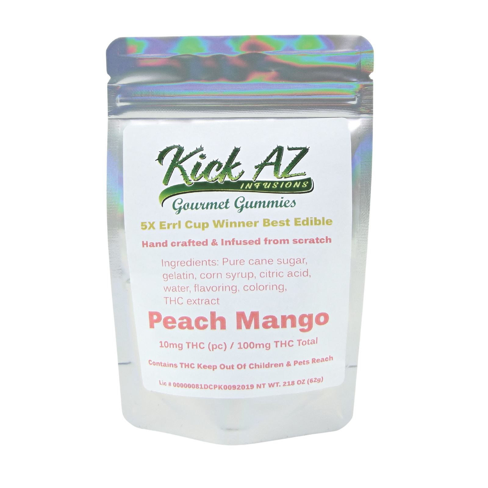 Photograph of product: Kick AZ Peach Mango | 100mg