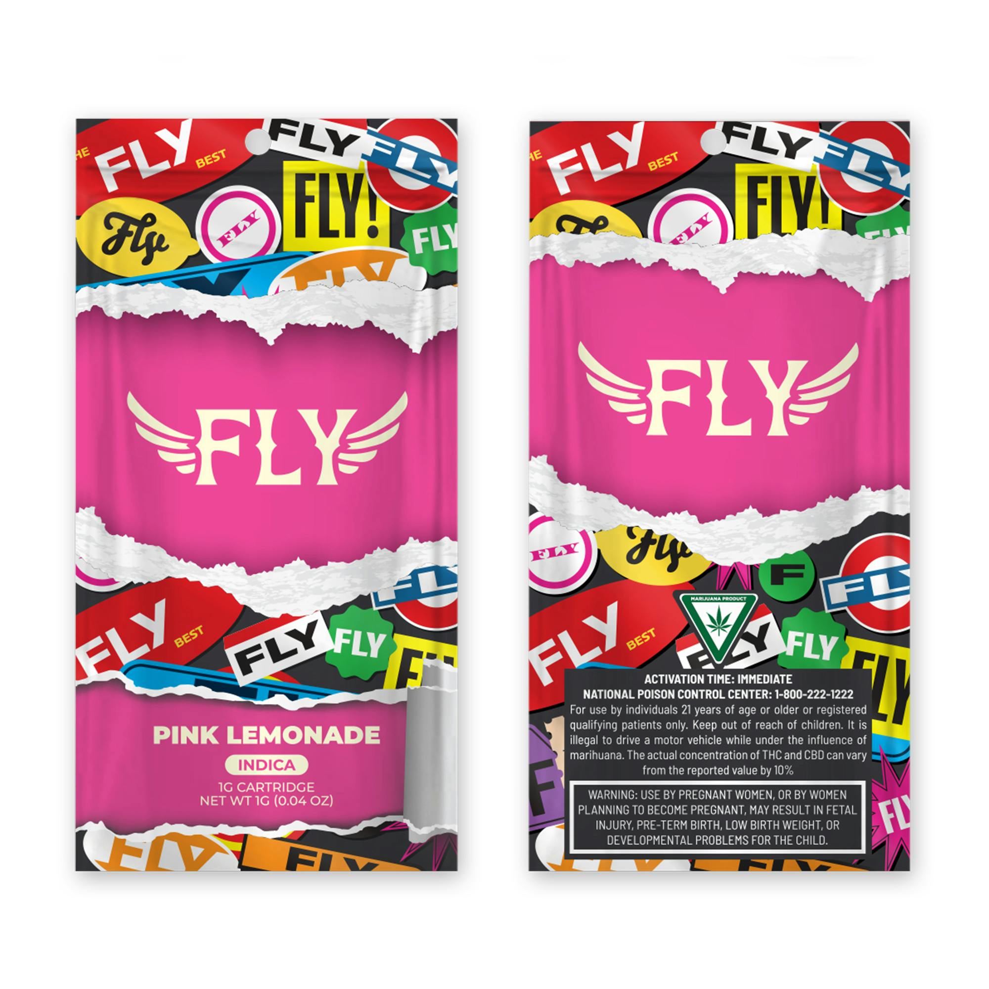Photograph of product: Fly - 1g Cart - Pink Lemonade
