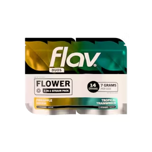 Photograph of product: Flav | Duo | Pineapple Dream w/ Tropical Trainwreck | 14g