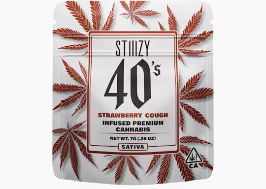 Photograph of product: 7g 40's Strawberry Cough Infused Flower
