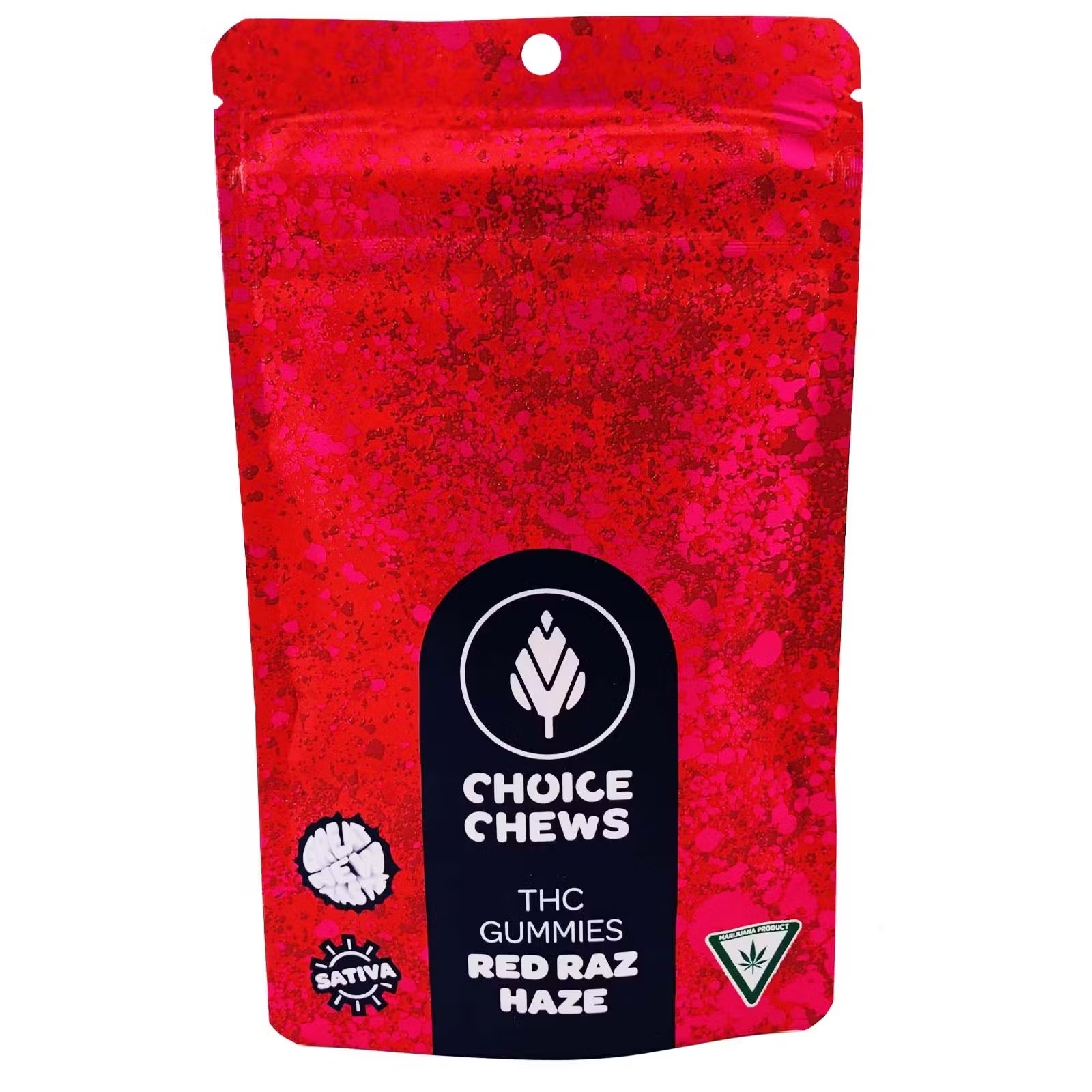 Photograph of product: Choice Chews - Red Raz Haze (Oui'd) 100mg
