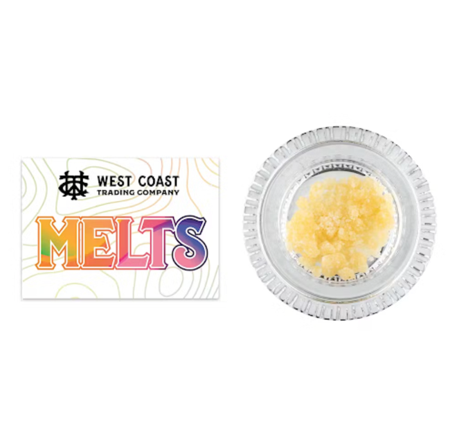 Photograph of product: WEST COAST TRADING COMPANY - CRUMBLE - AMNESIA HAZE 1G