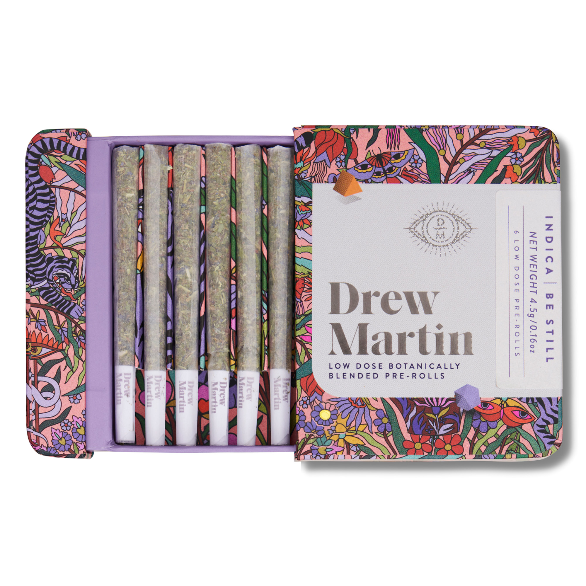 Photograph of product: Drew Martin | Lavender Infused | Oui'd | Pre-Roll | 6 Pack | 4.5g