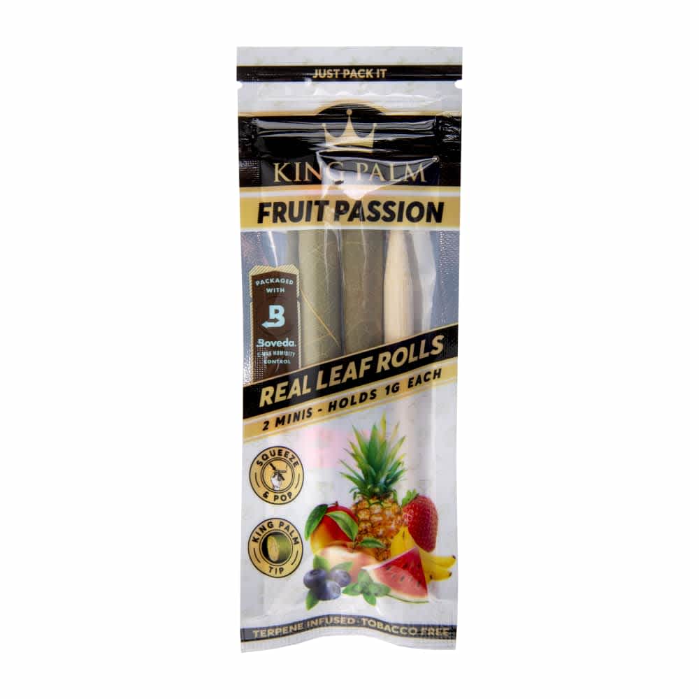 Photograph of product: King Palm Fruit Passion Mini Size (2pk)