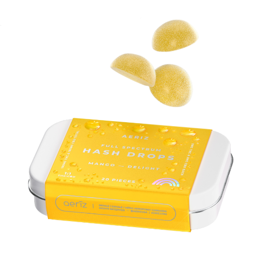 Photograph of product: Mango | au chocolat Drops | 1thc : 1cbd | 20pk | 200mg