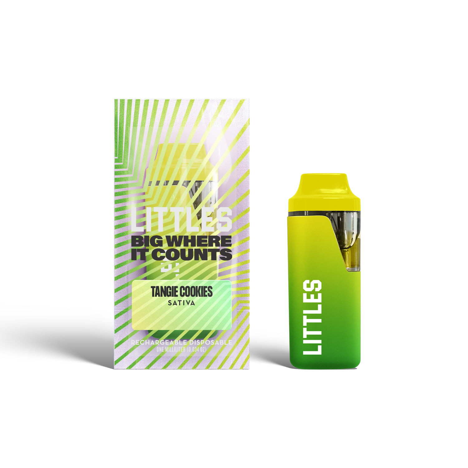 Photograph of product: Littles | Tangie Cookies | 1ml Vape Live Resin Disposable