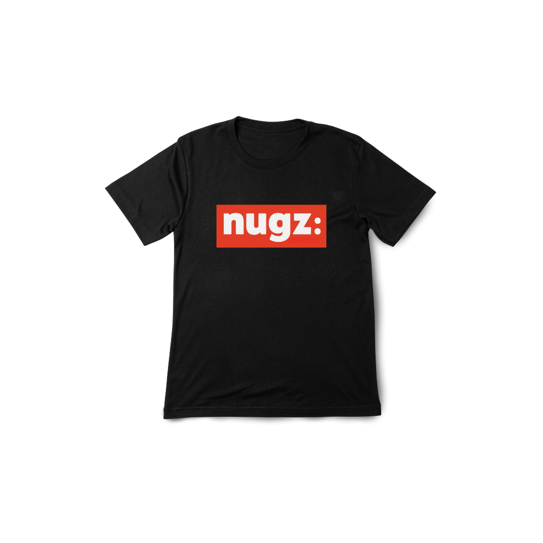 Photograph of product: (Apparel) NUGZ Tee Black (XXL)
