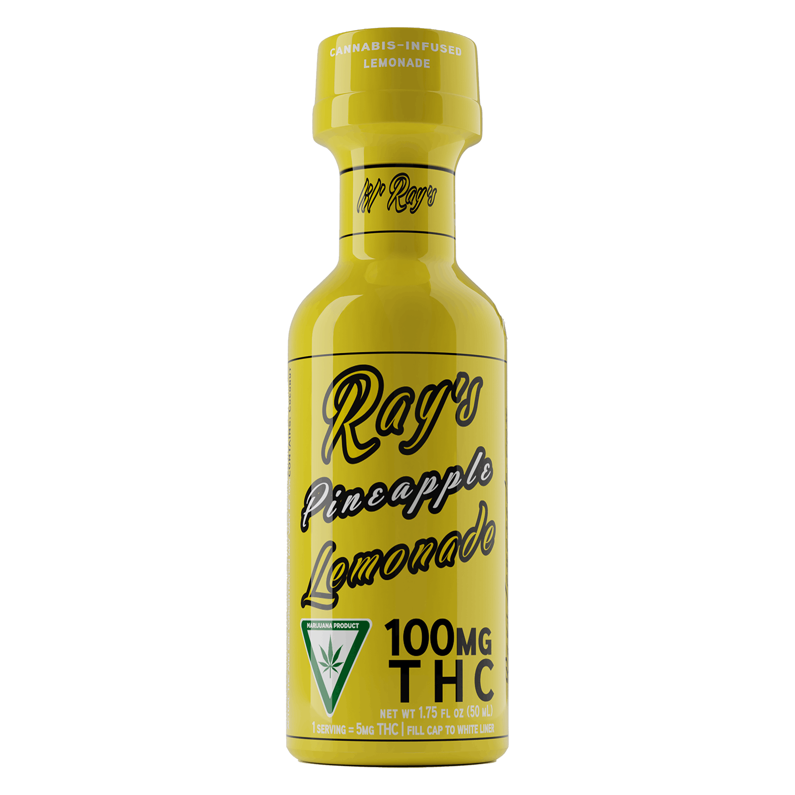 Photograph of product: Pineapple lil' Ray's 100mg TH-oui