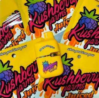 Photograph of product: Kushberry Farms | Wedding Cake LR Disposable 0.8g