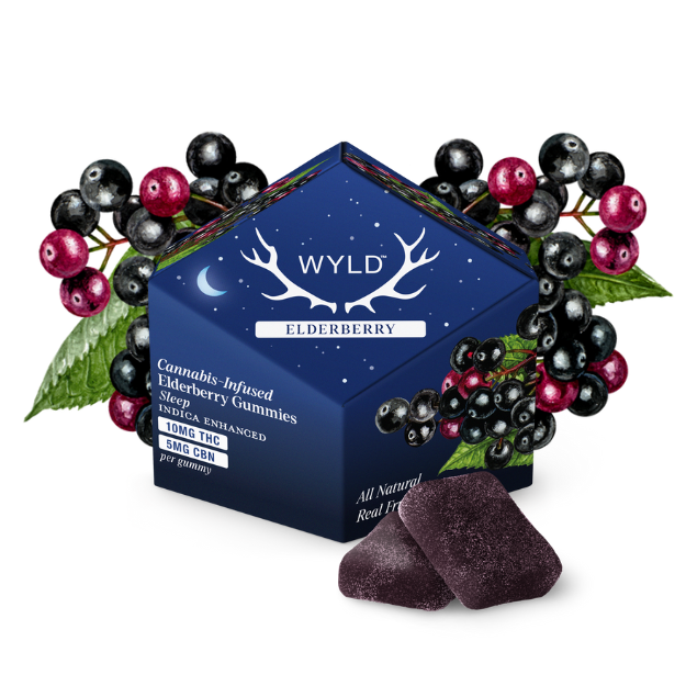 Photograph of product: Wyld - Elderberry - TH-oui:CBN 2:1