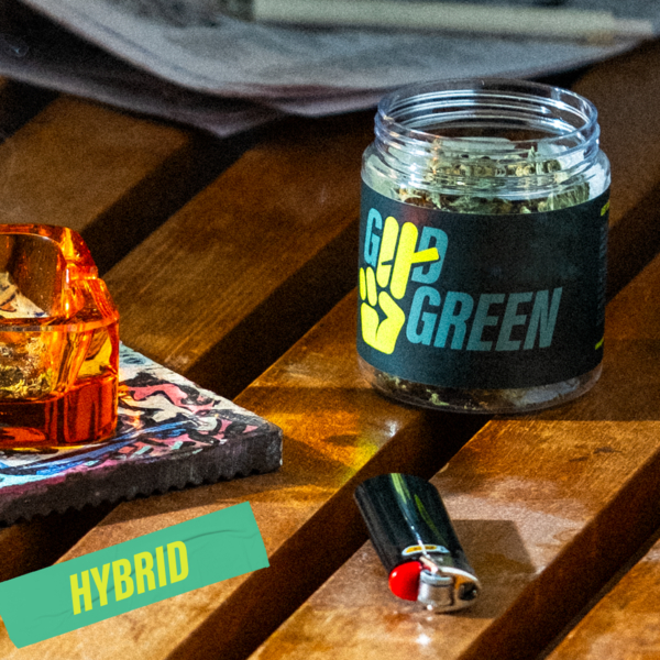 Photograph of product: AGL Good Green Outta My Head Whole Flower 23.34% (H) 3.5g - 00880