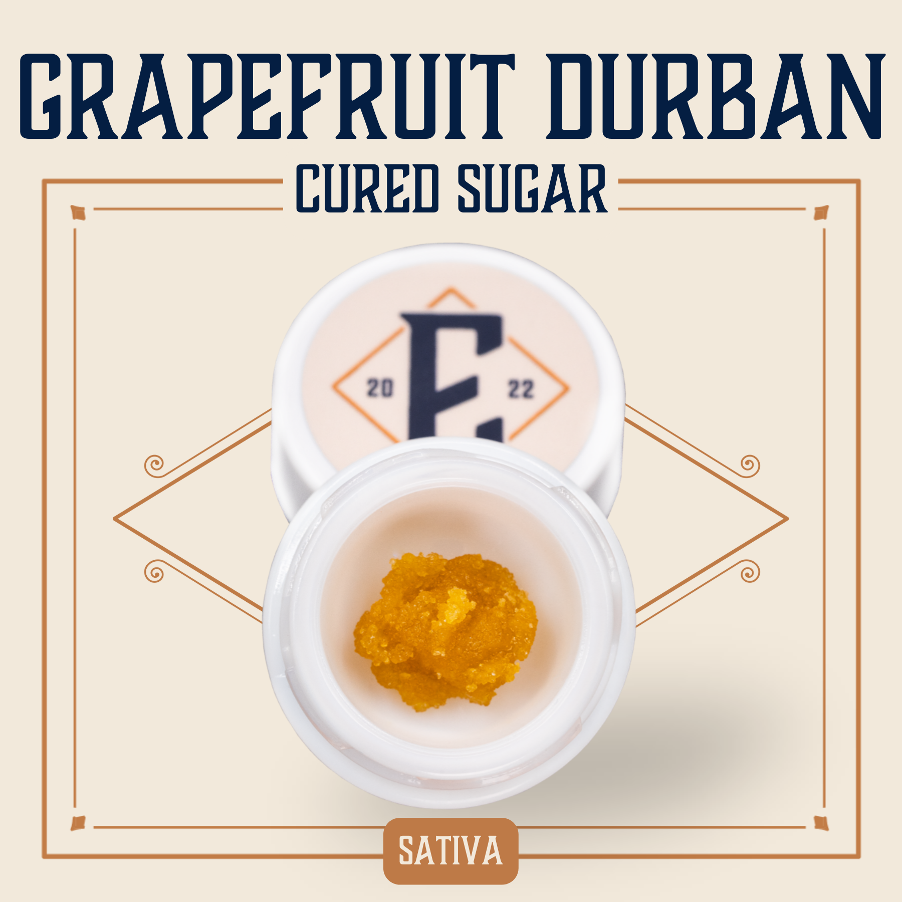 Photograph of Product: Elevate: Concentrate | Grapefruit Durban | Cured Wax | 1g