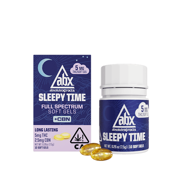 Photograph of product: 10ct | 5mg Sleepy Time Soft Gels - 