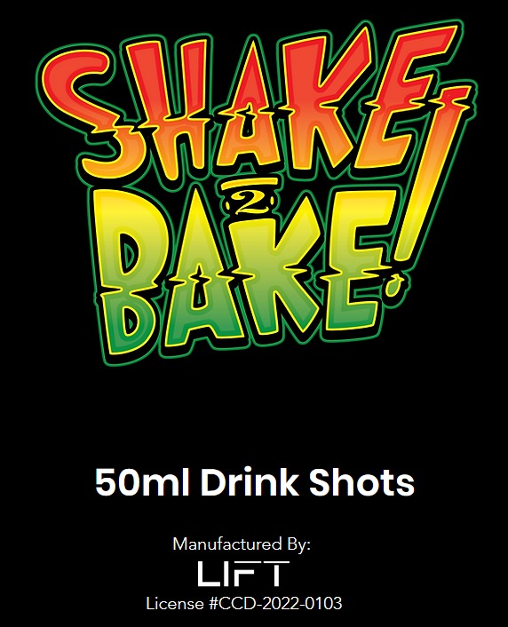Photograph of product: Shake 2 Bake Blue Razz 500mg Shot