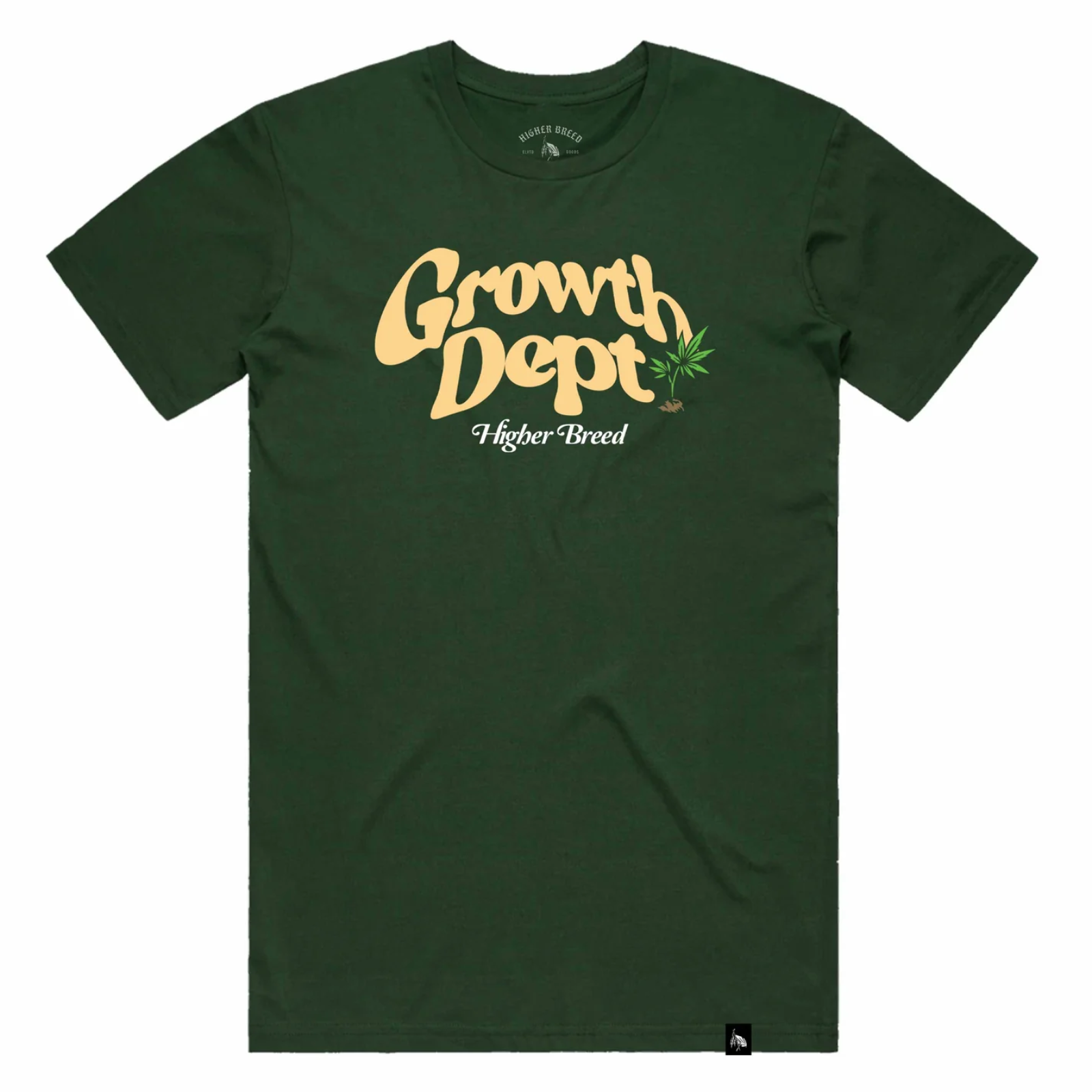Photograph of product: 2XL T-Shirt | Growth Dept - Green | Higher Breed
