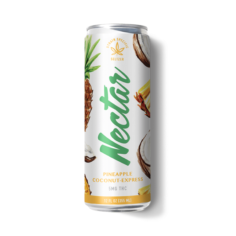 Photograph of product: Pineapple Coconut Express | 5mg Seltzer | Nectar