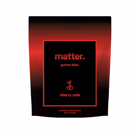 Photograph of product: Matter | Cherry Cola | Hybrid | 10pk Gummies | 100mg