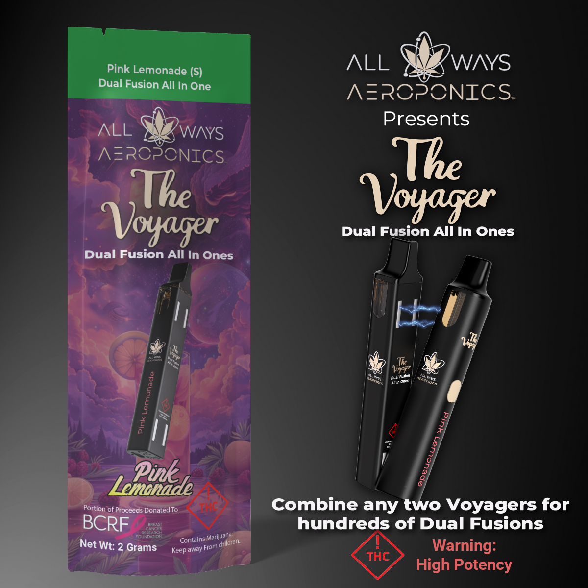 Photograph of product: AWA Voyager Dual Fusion - Pink Lemonade