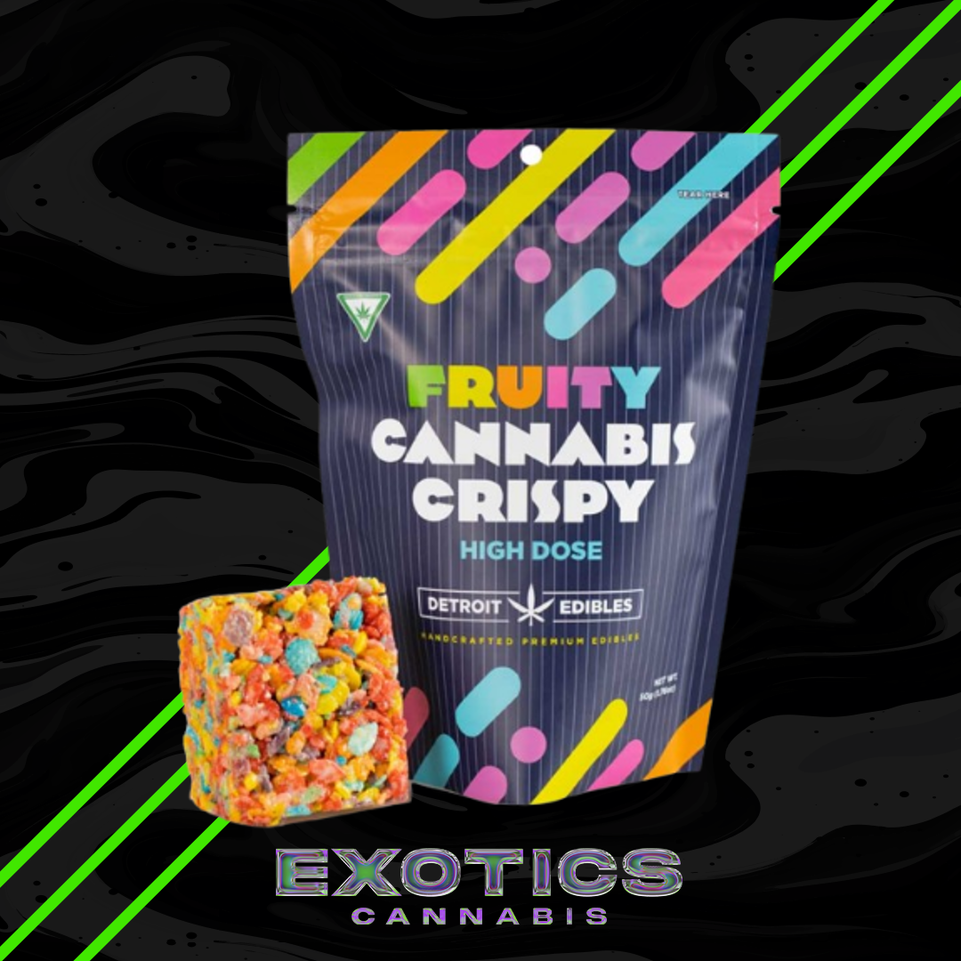 Photograph of product: Detroit Edibles - Fruity Oui'd Crispy 200mg (2/$20)