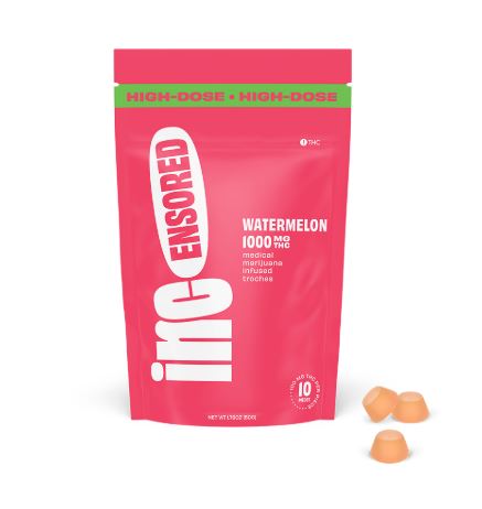 Photograph of product: 10ct/100mg Troches (Watermelon)