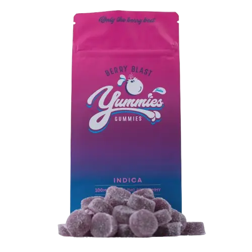 Photograph of product: Berry Blast Oui'd Gummies 100mg