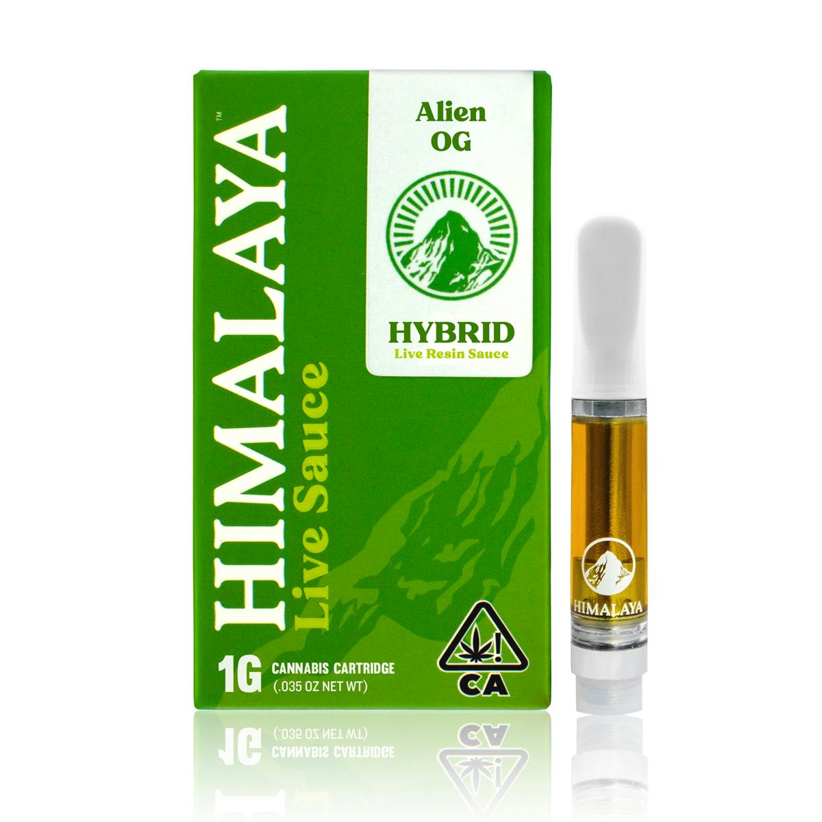 Photograph of product: ALIEN OG 1G LIVE SAUCE CARTRIDGE