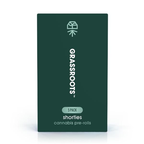 Photograph of product: Grassroots | Shorties | Pre Roll Pack | Singapore Sling | 5 x .4g