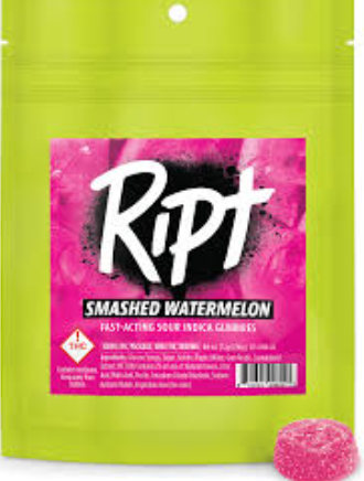 Photograph of product: Ript - (I) Smashed Watermelon Gummies