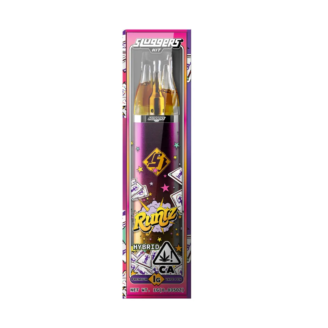 Photograph of product: 1.2g Runtz (Hybrid) Sluggers All-in-One TH-oui:82% $39 or 2/$60