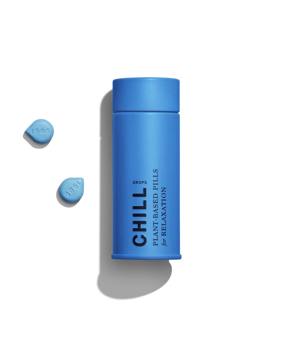 Photograph of product: Tablet - Chill Drops 1:5 - 100mg TH-oui / 500 CBD - 20 Servings, 5mg